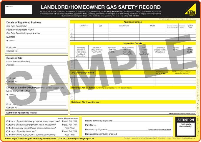 Landlords Gas Safety Certificates Wokingham